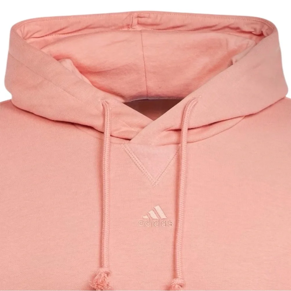 adidas Men's ALL SZN Fleece Hoodie Wonder Clay Pink Orange XS New With Tags NWT